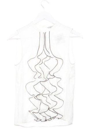 Damentop H&M, Größe XS, Farbe Weiß, Preis 11,43 €, #137677457