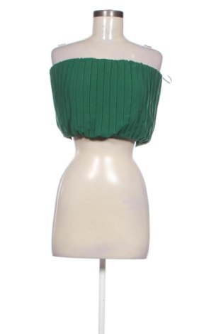 Дамски топ Zara, Размер M, Цвят Зелен, Цена 23,80 €, #137683403