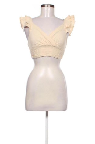 Damentop Unbranded, Größe XS, Farbe Beige, Preis 14,00 €, #137693146