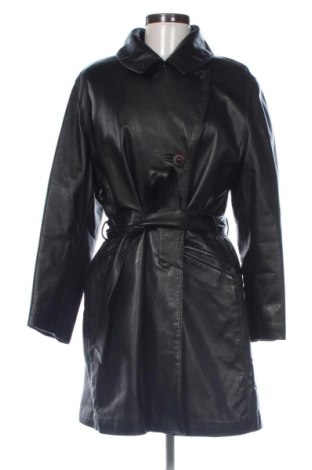 Дамско кожено яке Unbranded, Размер XL, Цвят Черен, Цена 94,00 €, #137664617