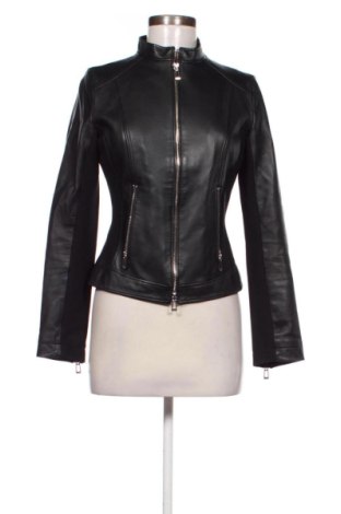Дамско кожено яке Hugo Boss, Размер S, Цвят Черен, Цена 275,00 €, #137676177