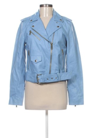 Дамско кожено яке MICHAEL Michael Kors, Размер M, Цвят Син, Цена 259,77 €, #137660503