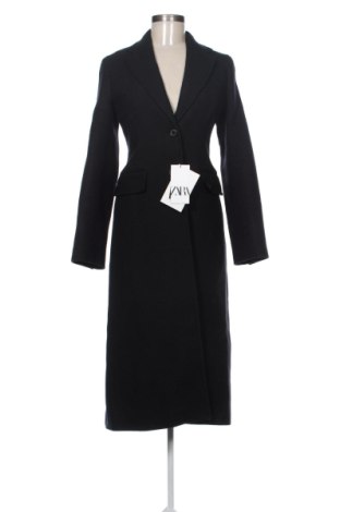 Дамско палто Zara, Размер XS, Цвят Черен, Цена 94,23 €, #137696999