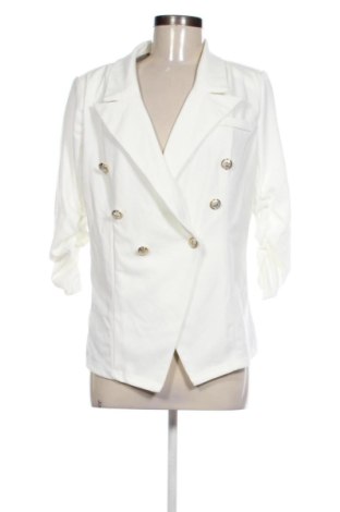 Дамско сако SHEIN, Размер XL, Цвят Бял, Цена 19,00 €, #137690136