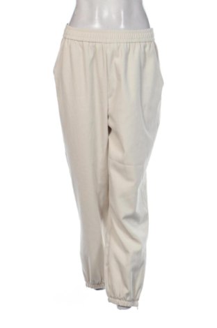 Дамско спортно долнище Zara, Размер M, Цвят Екрю, Цена 14,00 €, #137672495