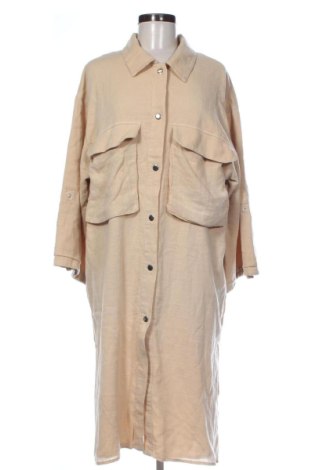 Дамско яке Pull&Bear, Размер L, Цвят Бежов, Цена 27,00 €, #137701077