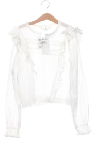 Dziecięca bluzka H&M, Rozmiar 9-10y/ 140-146 cm, Kolor Biały, Cena 38,10 zł, #137694676