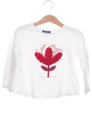 Детска блуза Okaidi, Размер 2-3y/ 98-104 см, Цвят Бял, Цена 7,00 €, #137664615