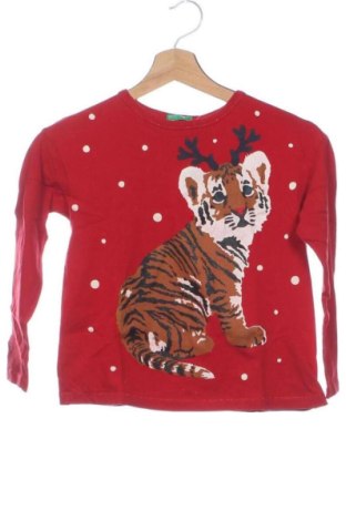 Παιδική μπλούζα United Colors Of Benetton, Μέγεθος 7-8y/ 128-134 εκ., Χρώμα Κόκκινο, Τιμή 8,95 €, #137692972