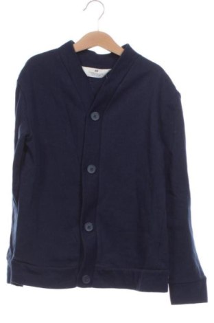 Pulover cu nasturi pentru copii H&M, Mărime 8-9y/ 134-140 cm, Culoare Albastru, Preț 86,66 Lei, #137668868