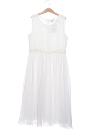Kinderkleid Girls, Größe 10-11y/ 146-152 cm, Farbe Weiß, Preis 7,00 €, #137686845