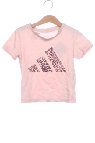 Dziecięcy T-shirt Adidas, Rozmiar 4-5y/ 110-116 cm, Kolor Różowy, Cena 59,27 zł, #137650971