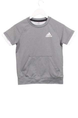 Παιδικό μπλουζάκι Adidas, Μέγεθος 7-8y/ 128-134 εκ., Χρώμα Γκρί, Τιμή 15,35 €, #137697364