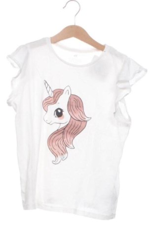 Kinder T-Shirt H&M, Größe 8-9y/ 134-140 cm, Farbe Weiß, Preis 7,00 €, #137698802