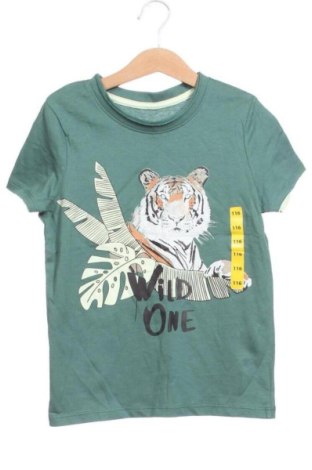 Dziecięcy T-shirt Kids, Rozmiar 5-6y/ 116-122 cm, Kolor Zielony, Cena 25,81 zł, #137697421