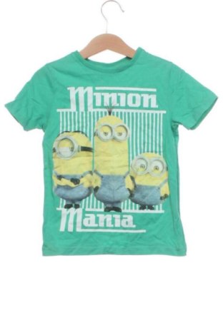 Детска тениска Minions, Размер 3-4y/ 104-110 см, Цвят Зелен, Цена 5,00 €, #137670566