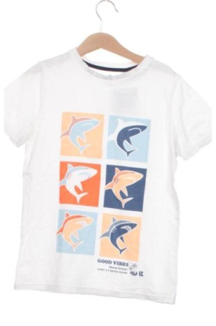 Kinder T-Shirt Okaidi, Größe 8-9y/ 134-140 cm, Farbe Weiß, Preis € 6,00, #137684133