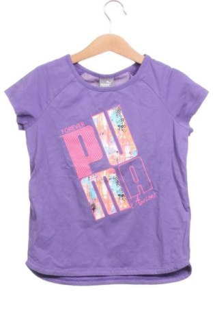 Kinder T-Shirt PUMA, Größe 5-6y/ 116-122 cm, Farbe Lila, Preis 17,00 €, #137697170