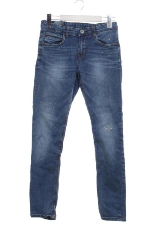 Dziecięce jeansy Zara, Rozmiar 12-13y/ 158-164 cm, Kolor Niebieski, Cena 46,57 zł, #137704540