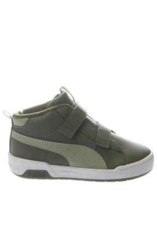 Kinderschuhe PUMA, Größe 35, Farbe Grün, Preis 28,20 €, #137625216