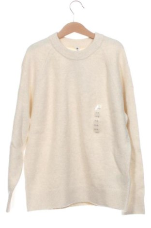 Pulover pentru copii Uniqlo, Mărime 11-12y/ 152-158 cm, Culoare Ecru, Preț 68,24 Lei, #137683244