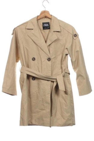 Детско палто Zara, Размер 8-9y/ 134-140 см, Цвят Бежов, Цена 14,86 €, #137673705