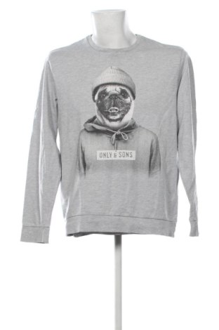 Мъжка блуза Only & Sons, Размер XL, Цвят Сив, Цена 7,43 €, #137674878