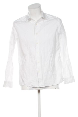 Мъжка риза Massimo Dutti, Размер M, Цвят Бял, Цена 32,20 €, #137645025