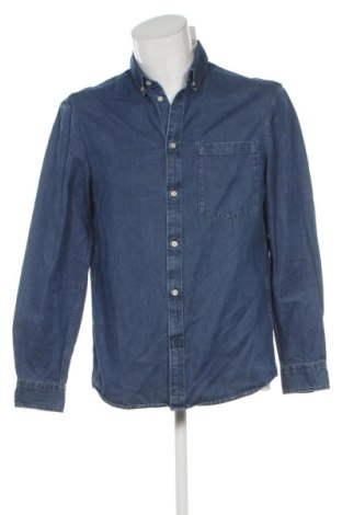 Ανδρικό πουκάμισο H&M, Μέγεθος M, Χρώμα Μπλέ, Τιμή 11,00 €, #137655335