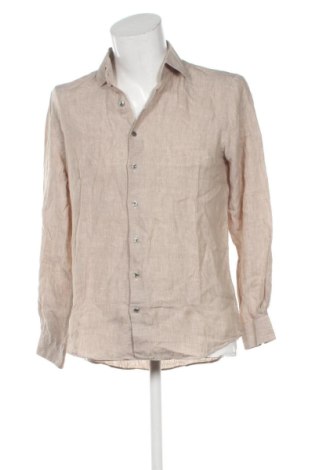 Мъжка риза Dressmann, Размер M, Цвят Бежов, Цена 8,00 €, #137656143