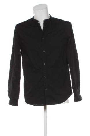Мъжка риза Bershka, Размер M, Цвят Черен, Цена 10,00 €, #137693655