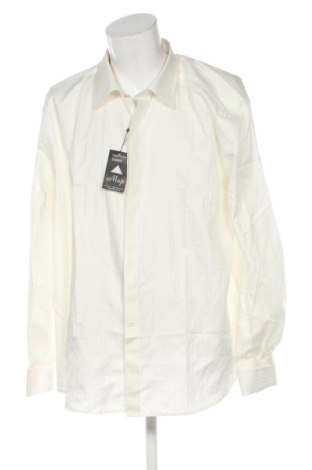 Ανδρικό πουκάμισο Unbranded, Μέγεθος 3XL, Χρώμα Εκρού, Τιμή 26,98 €, #137618936