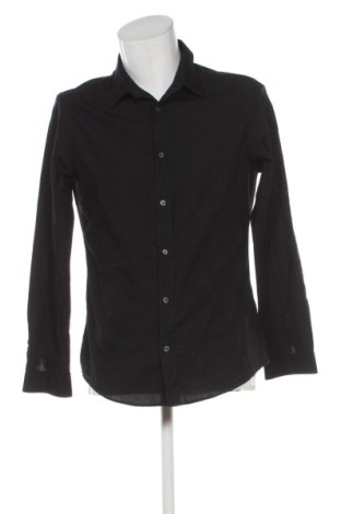 Мъжка риза H&M, Размер M, Цвят Черен, Цена 10,00 €, #137665991