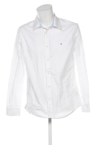 Мъжка риза Tommy Hilfiger, Размер L, Цвят Бял, Цена 48,00 €, #137666900
