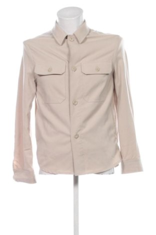 Мъжка риза Zara, Размер S, Цвят Бежов, Цена 15,00 €, #137622133