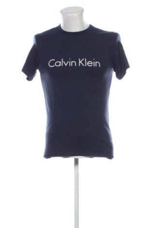Męski T-shirt Calvin Klein, Rozmiar S, Kolor Niebieski, Cena 78,99 zł, #137643830