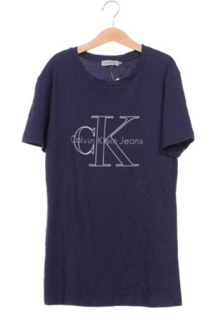 Męski T-shirt Calvin Klein, Rozmiar XS, Kolor Niebieski, Cena 177,99 zł, #137644323
