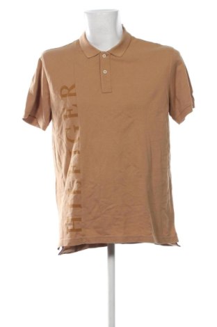 Мъжка тениска Tommy Hilfiger, Размер L, Цвят Бежов, Цена 94,00 €, #137647189