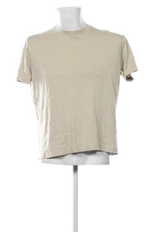 Мъжка тениска Massimo Dutti, Размер L, Цвят Бежов, Цена 22,00 €, #137649031