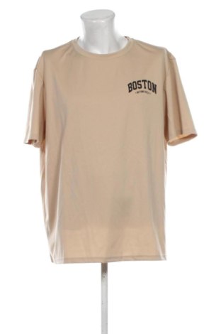 Мъжка тениска SHEIN, Размер 3XL, Цвят Бежов, Цена 7,00 €, #137665610
