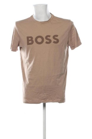 Мъжка тениска Hugo Boss, Размер XL, Цвят Бежов, Цена 37,00 €, #137668711