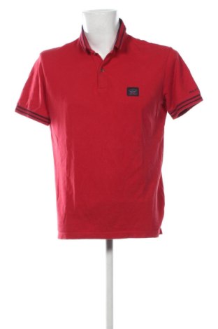 Мъжка тениска Paul & Shark, Размер L, Цвят Червен, Цена 40,01 €, #137670826