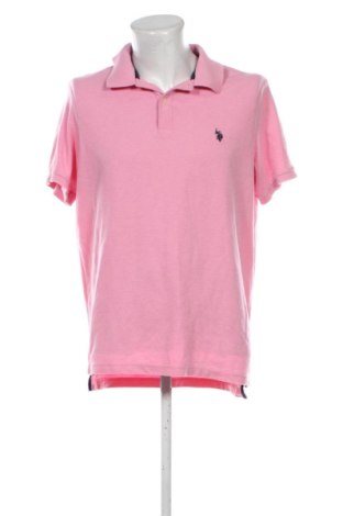 Pánské tričko  U.S. Polo Assn., Velikost XL, Barva Růžová, Cena  704,00 Kč, #137678515