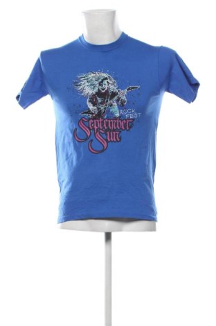 Tricou de bărbați Fruit Of The Loom, Mărime S, Culoare Albastru, Preț 41,99 Lei, #137678685