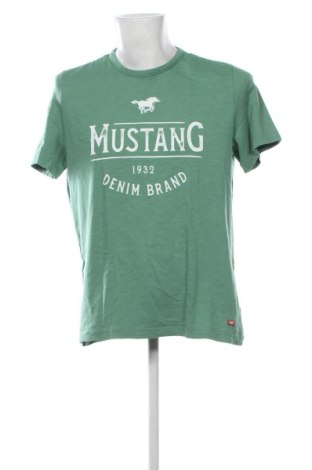 Мъжка тениска Mustang, Размер L, Цвят Зелен, Цена 12,99 €, #137690543