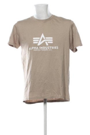 Pánske tričko  Alpha Industries, Veľkosť XXL, Farba Béžová, Cena  20,00 €, #137697861