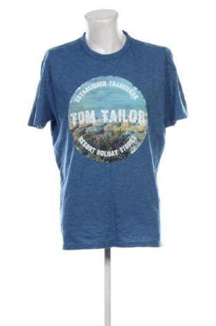 Tricou de bărbați Tom Tailor, Mărime XL, Culoare Albastru, Preț 62,99 Lei, #137699396