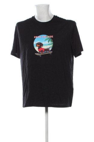 Męski T-shirt Tezenis, Rozmiar L, Kolor Czarny, Cena 58,98 zł, #137707871