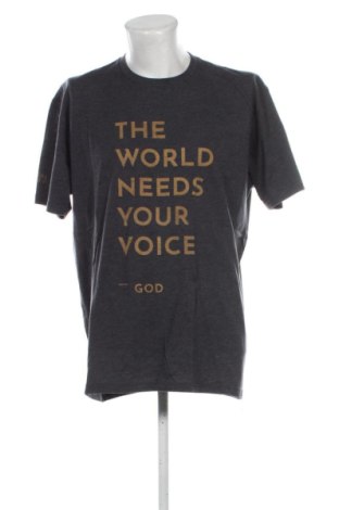 Ανδρικό t-shirt Next Level Apparel, Μέγεθος XXL, Χρώμα Γκρί, Τιμή 9,00 €, #137659632