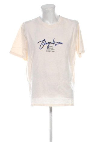 Ανδρικό t-shirt Jack & Jones, Μέγεθος XXL, Χρώμα Εκρού, Τιμή 11,00 €, #137659884